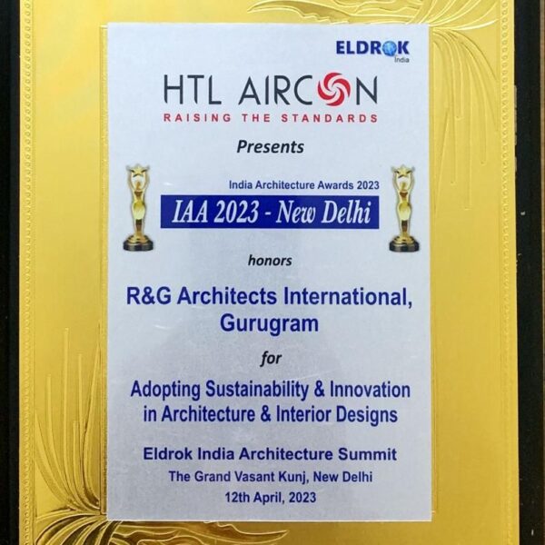 Adopting sustainability & Innovation in architecture & interior designs R&G